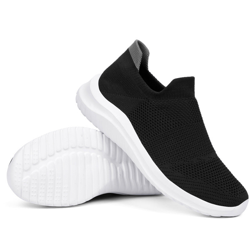 Damen Atmungsaktive Slip-On Sneakers mit flexibler Sohle EB