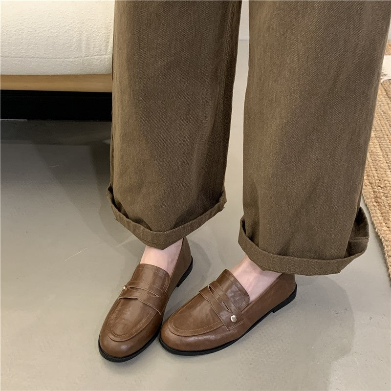 Damen Mokassins mit hochwertigem Leder und eleganten Details EB