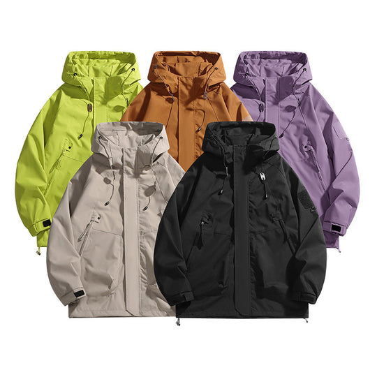Damen Outdoor-Jacke mit verstellbarer Kapuze und atmungsaktiven Einsätzen EB