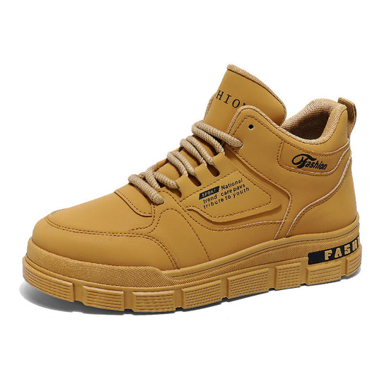 Damen Sportliche High-Top Sneakers mit dämpfendem Sohlenprofil und robuster Konstruktion EB