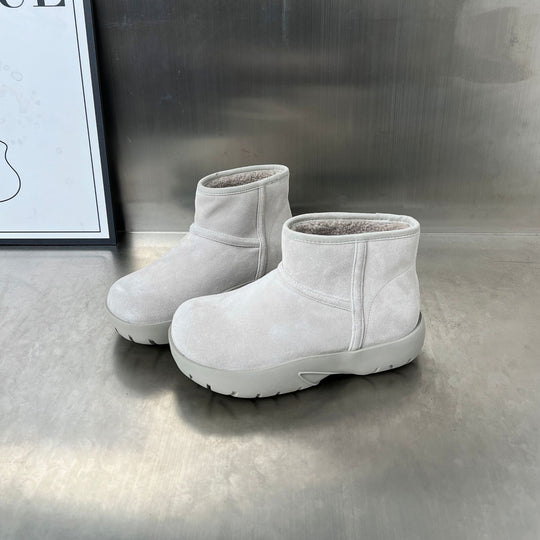 Damen kontrastreiche Winterschuhe mit weichem Innenfutter und rutschfester Sohle EB