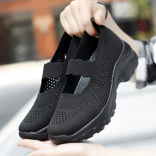 Damen Atmungsaktive Freizeitschuhe mit elastischem Schnürsystem EB