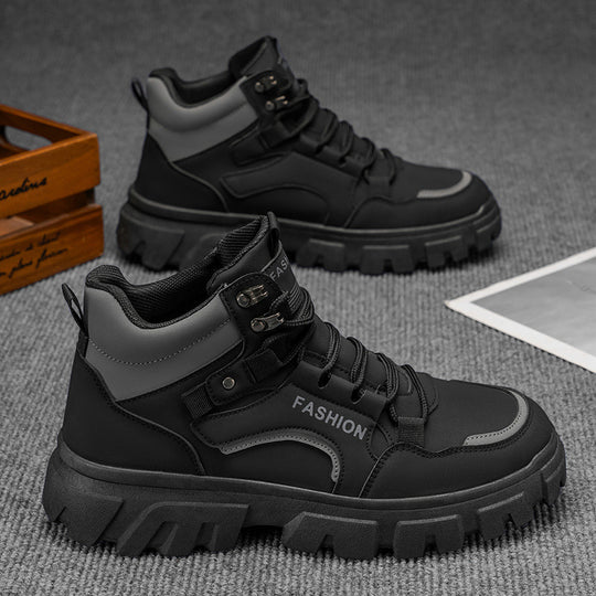 Damen modische High-Top Boots mit robustem Design und optimaler Stabilität EB