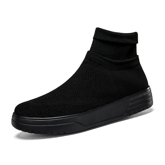 Damen Atmungsaktive Stricksneaker mit hohem Kragen EB