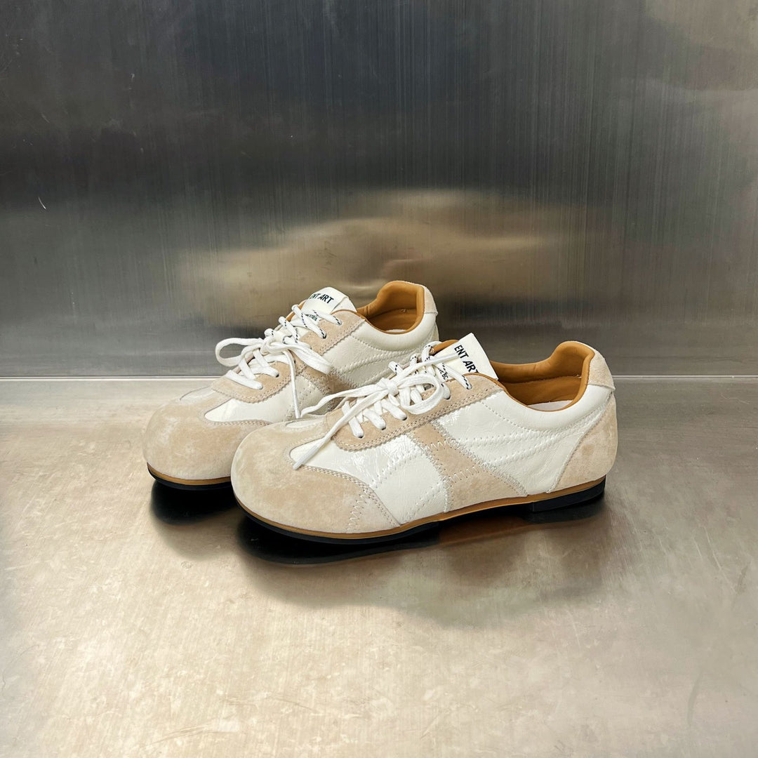 Damen Sportive Sneakers mit atmungsaktiver Multimaterial-Oberfläche EB