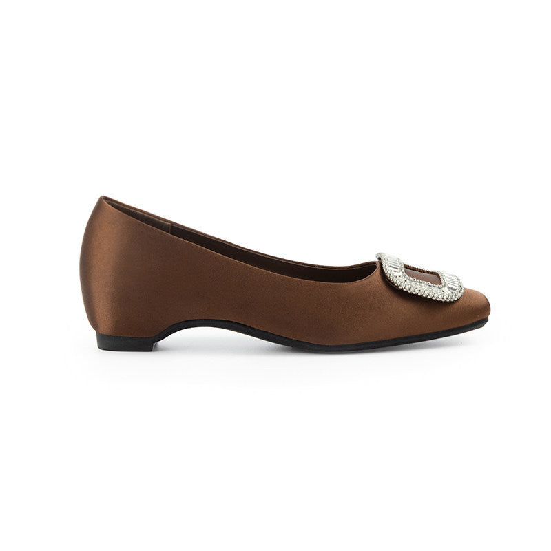 Damen Ballerinas mit eleganter Schnalle EB