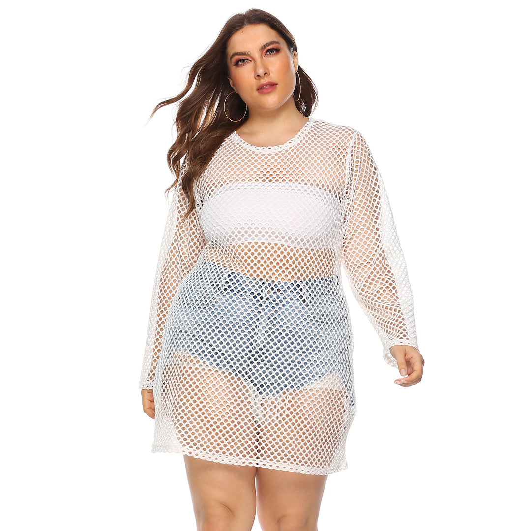 Damen Netz-Streifenkleid EB