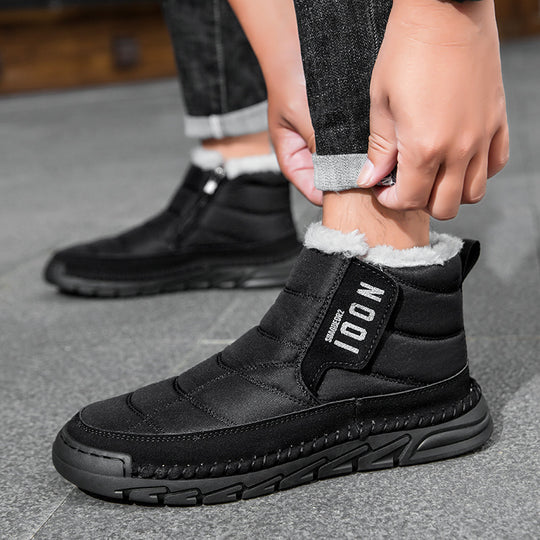 Damen Winterisolierte Stiefel mit rutschfester Sohle EB