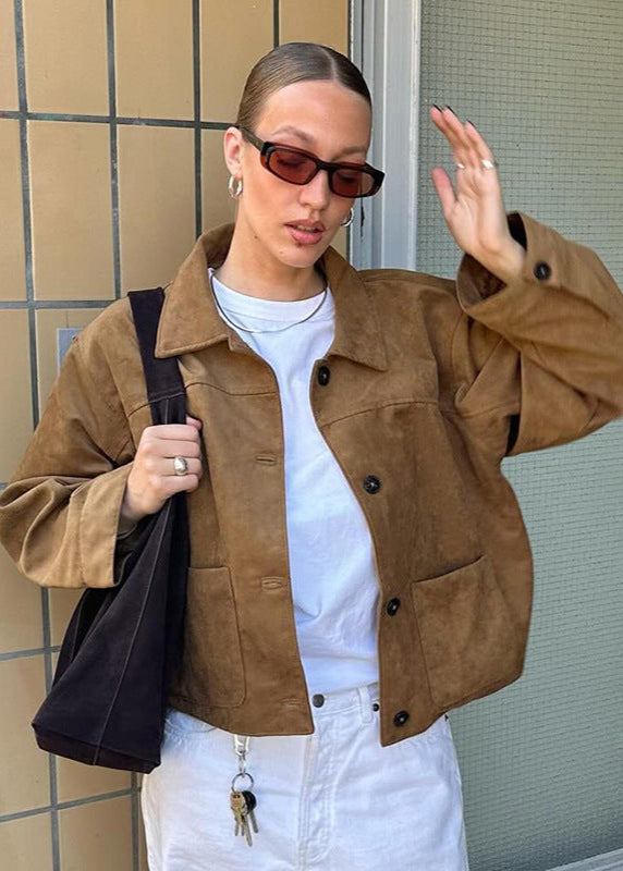 EB | Luxuriöse Wildlederjacke