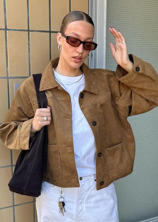 EB | Luxuriöse Wildlederjacke