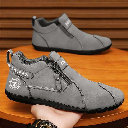 Damen Leichte und wasserabweisende Ankle Boots mit praktischem Reißverschluss EB