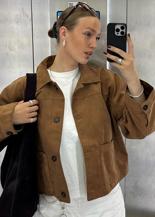 EB | Luxuriöse Wildlederjacke