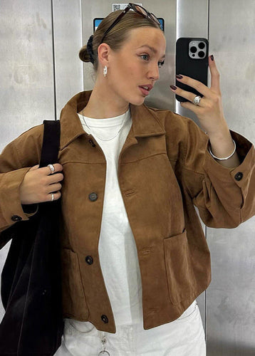 EB | Luxuriöse Wildlederjacke