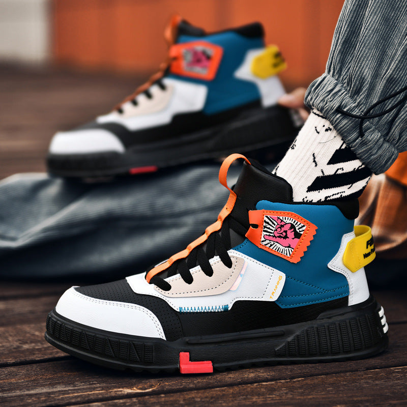 Damen Urbaner High-Top Sneaker mit innovativem Design und rutschfester Sohle EB