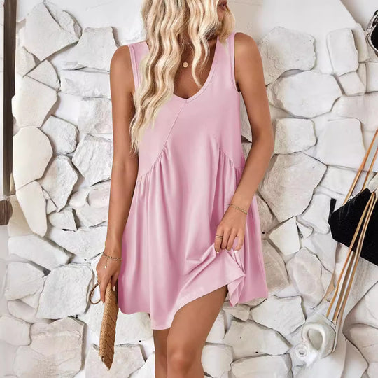 Damen Freizeitkleid aus leichtem, atmungsaktivem Material EB