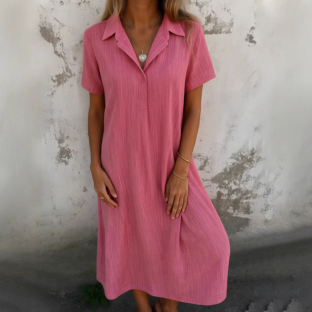Damen Hemdblusenkleid EB