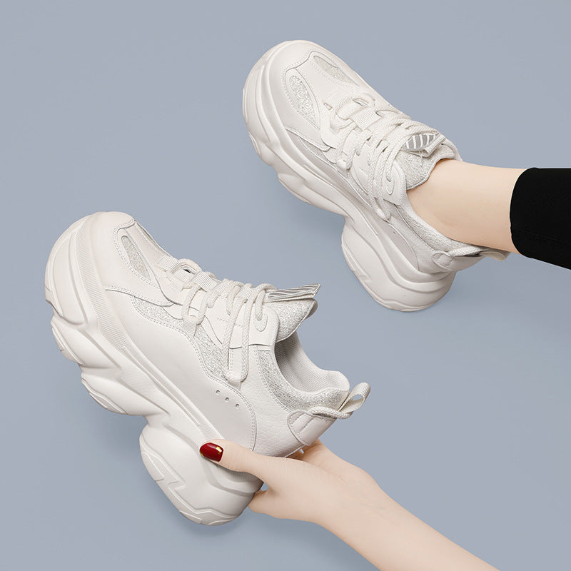 Damen Chunky Sneakers mit innovativem Dämpfungssystem und rutschfester Sohle EB