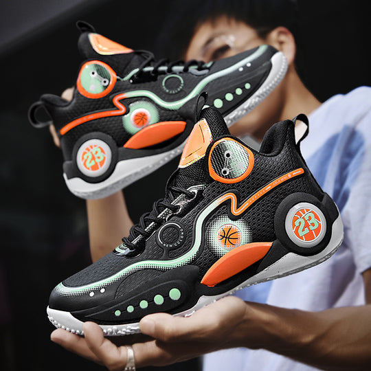Damen Basketball Sneakers mit innovativem Dämpfungssystem und rutschfester Sohle EB
