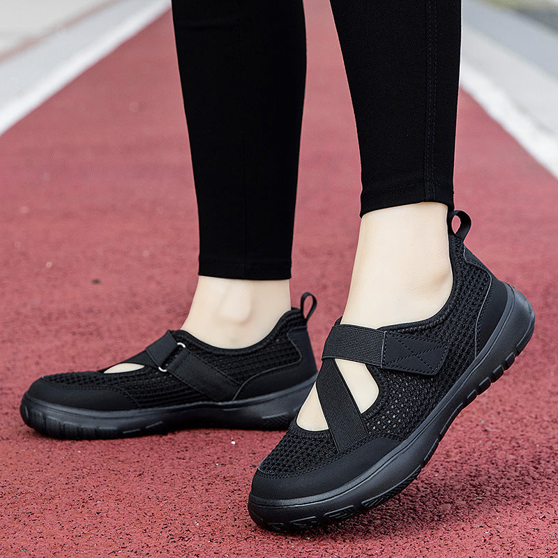 Damen Atmungsaktive Wasserschuhe mit verstellbarem Klettverschluss EB