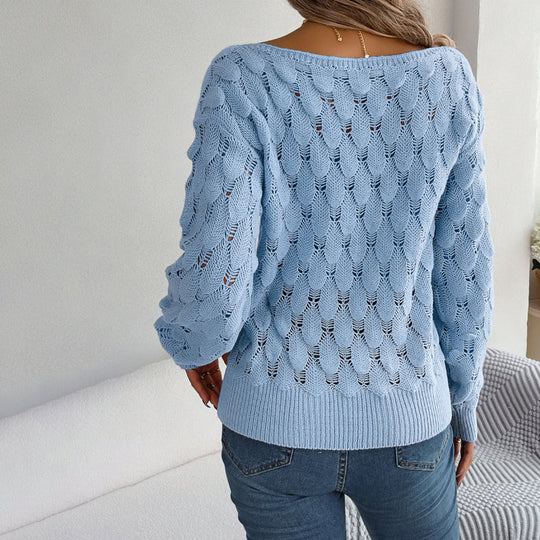 EB | Hohlstrickpullover Mit Feinem Detailmuster