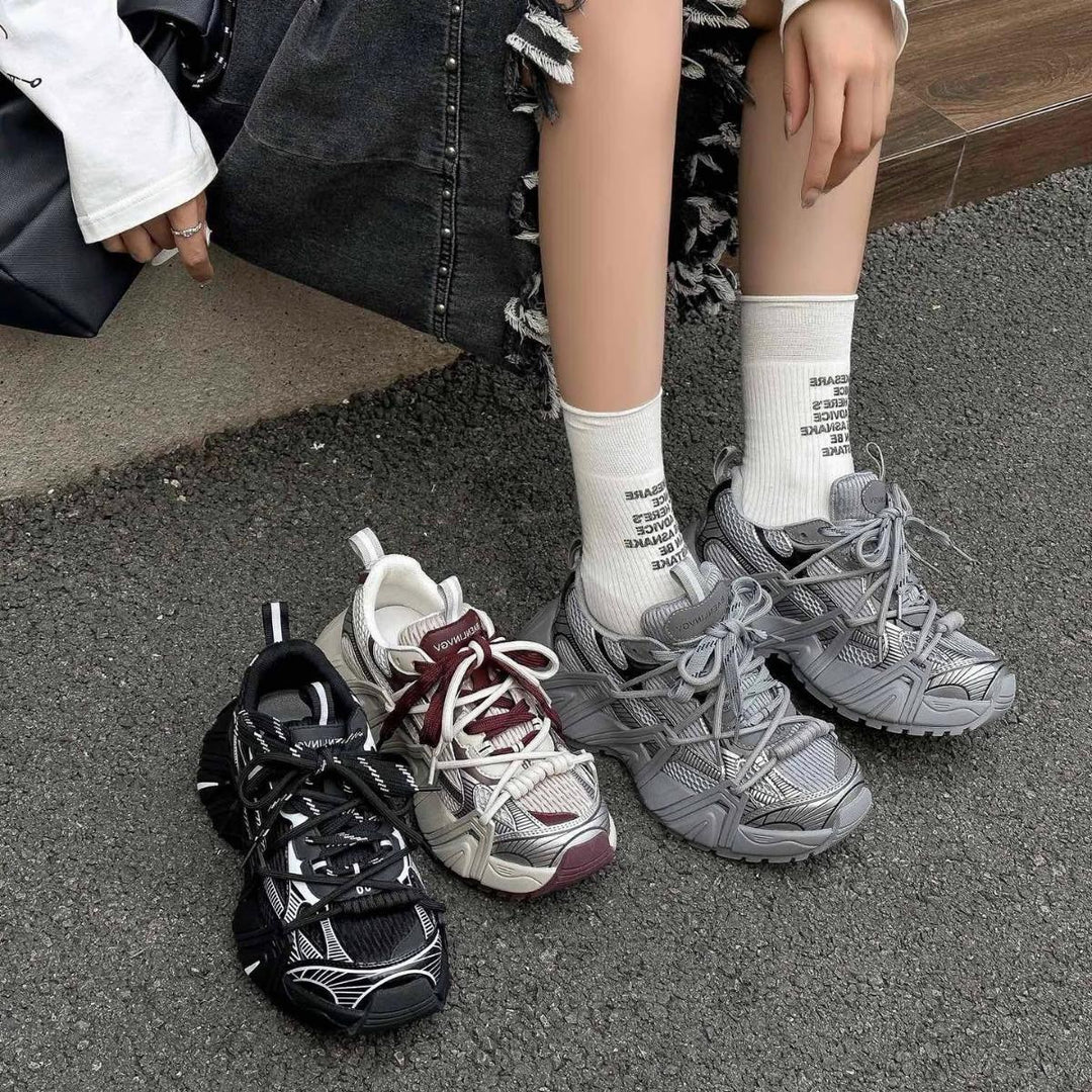 Damen Sportliche Sneaker mit atmungsaktivem Obermaterial und dämpfender Sohle EB