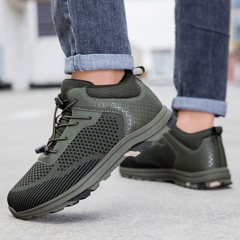 Herren Atmungsaktive Trail-Schuhe mit flexiblem Schnürsystem EB