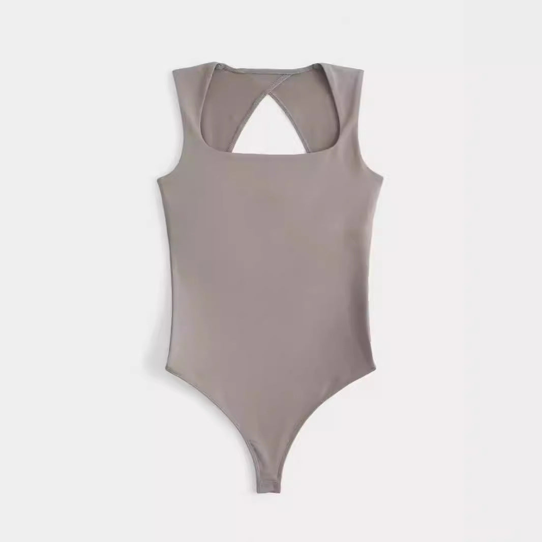 Damen Sportlicher Body mit Kreuzrücken EB