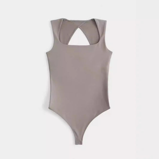 Damen Sportlicher Body mit Kreuzrücken EB