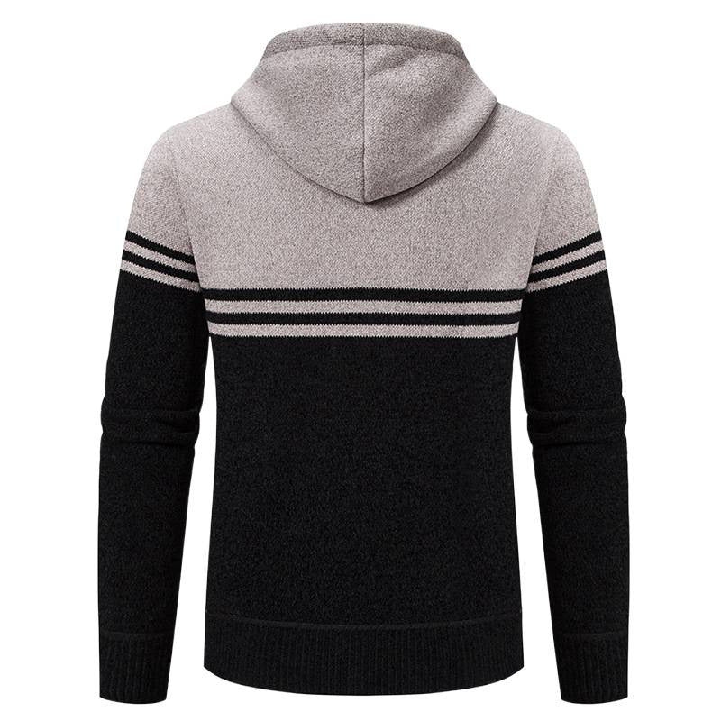 Herren modische Kapuzenjacke mit strukturiertem Design EB