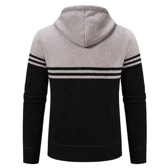 Herren modische Kapuzenjacke mit strukturiertem Design EB