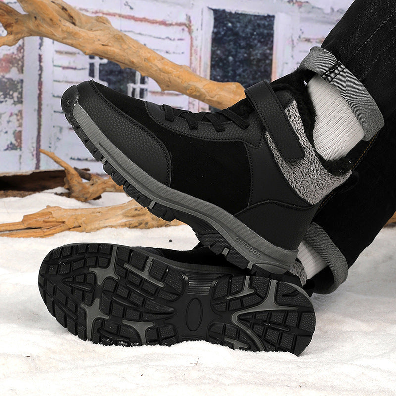 Damen Bequeme und warme Winterstiefel mit rutschfester Sohle EB
