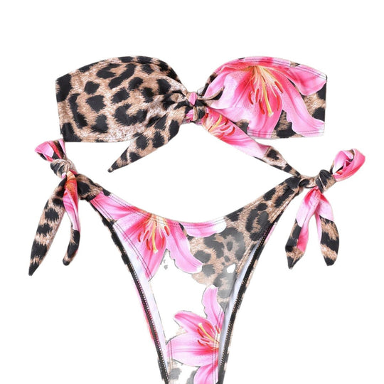 Damen Bandeau Bikini EB