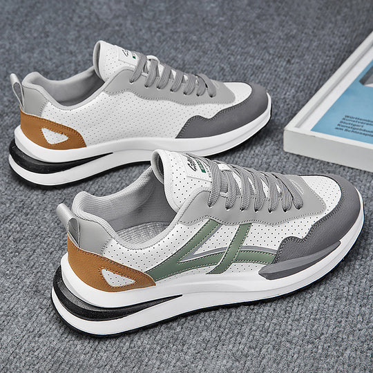 Damen Sportliche Sneakers mit atmungsaktiver Mesh-Oberfläche und gepolsterter Sohle EB