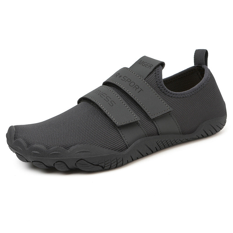 Damen Sportliche Wasserschuhe mit velcro Riemen und rutschfester Sohle EB