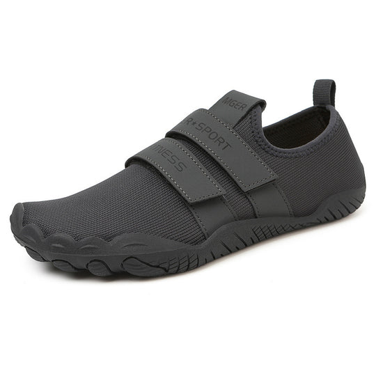 Damen Sportliche Wasserschuhe mit velcro Riemen und rutschfester Sohle EB