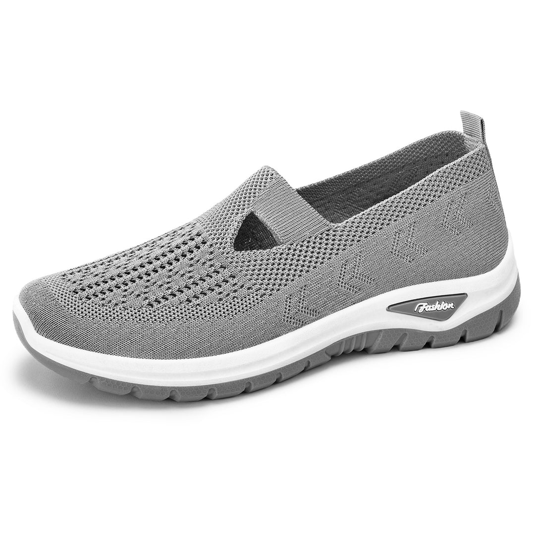 Damen Atmungsaktive Freizeit-Sneaker mit flexiblem Einstieg und rutschfester Sohle EB