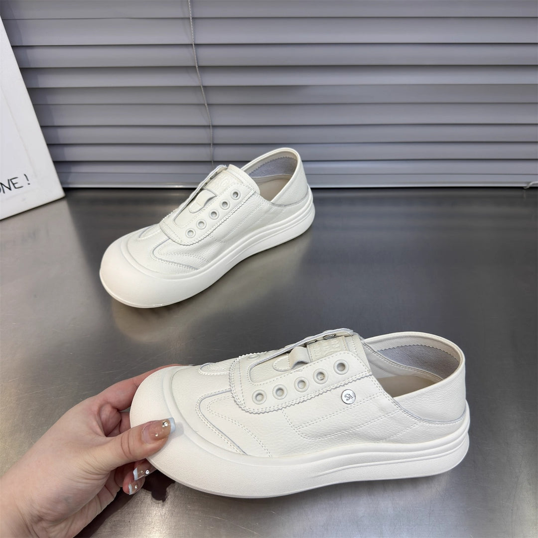 Damen Slipper mit praktischem Klettverschluss und modernem Design EB