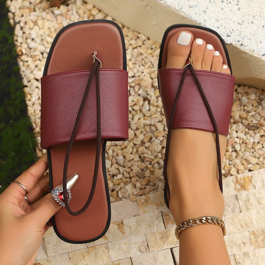 Damen Flauscher Riemchen-Sandalen mit modischer Schleifenverzierung EB