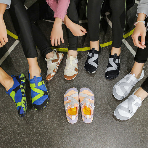 Damen Komfortable Wassersport-Schuhe mit rutschfester Sohle und elastischem Schnellschnürsystem EB
