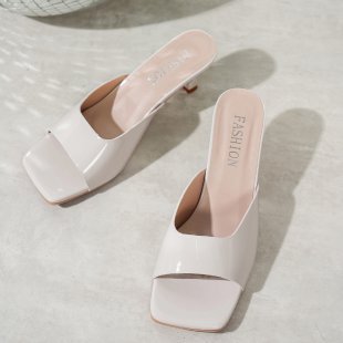 Damen elegante Riemchen-Pantoletten mit modischem Design EB