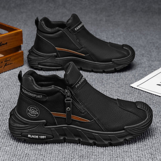 Damen Modische Stiefel mit praktischem Reißverschluss und dämpfendem Komfort EB