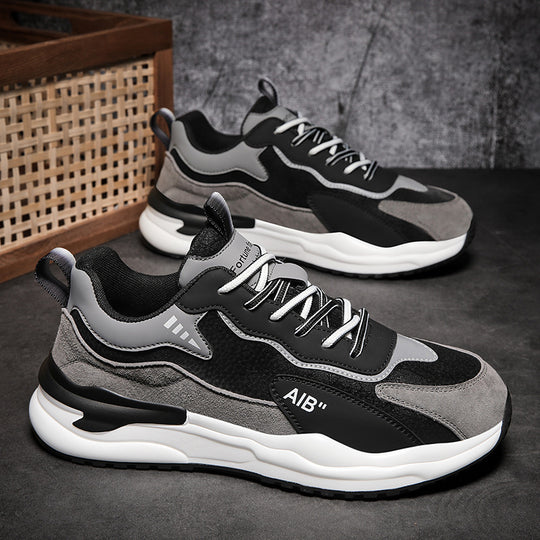 Damen Sportliche Sneakers mit gepolsterter Sohle und atmungsaktiver Oberflächenstruktur EB