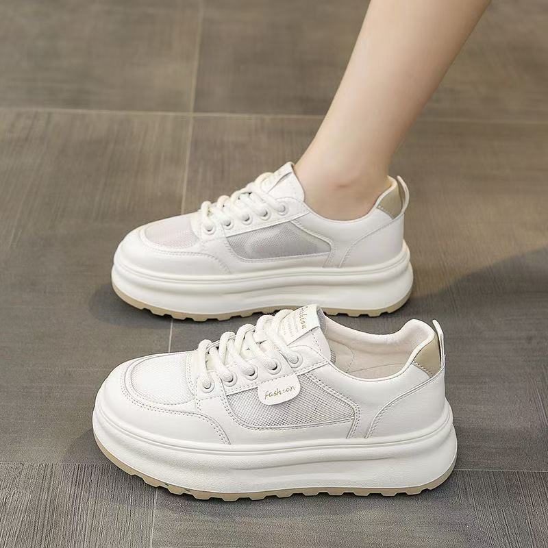 Damen Chunky Sneakers mit atmungsaktiver Mesh-Oberfläche und dämpfender Sohle EB