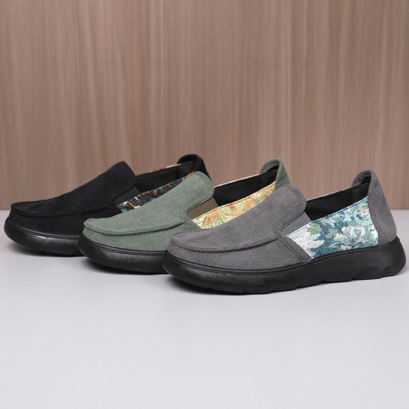 Herren Atmungsaktive Slip-On Freizeitschuhe mit flexibel gestaltetem Sohlenprofil EB