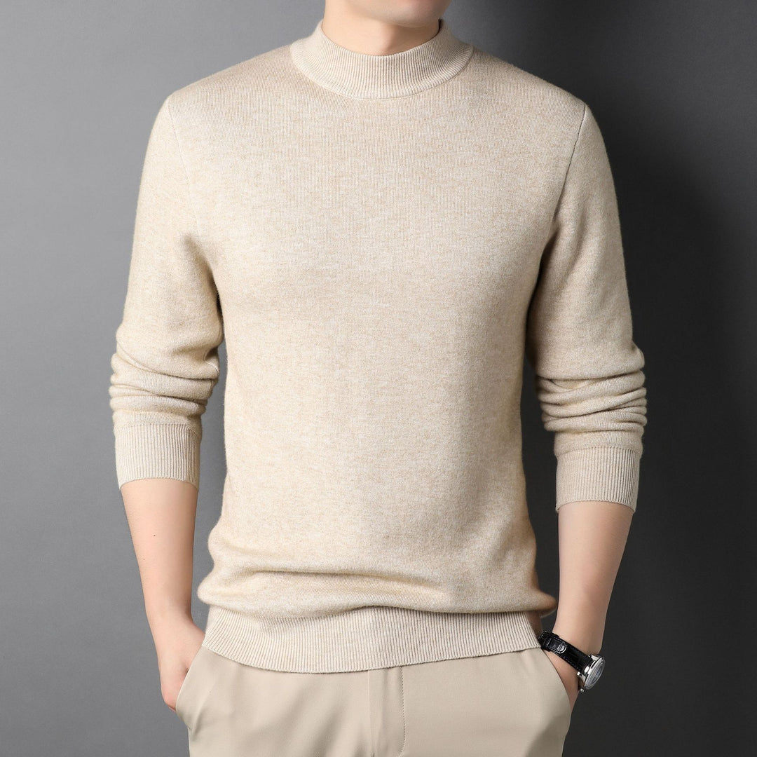 Herren Feinstrickpullover mit Rollkragen und soften Materialien EB