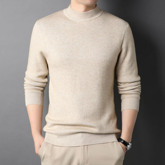 Herren Feinstrickpullover mit Rollkragen und soften Materialien EB