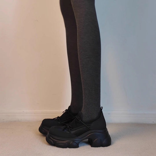 Damen modische Sneaker mit voluminösem Sohlenprofil und atmungsaktiver Oberfläche EB