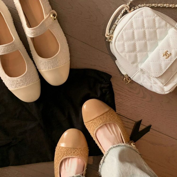 Damen Ballerinas mit modischem Schnallenverschluss und weichem Innenfutter EB