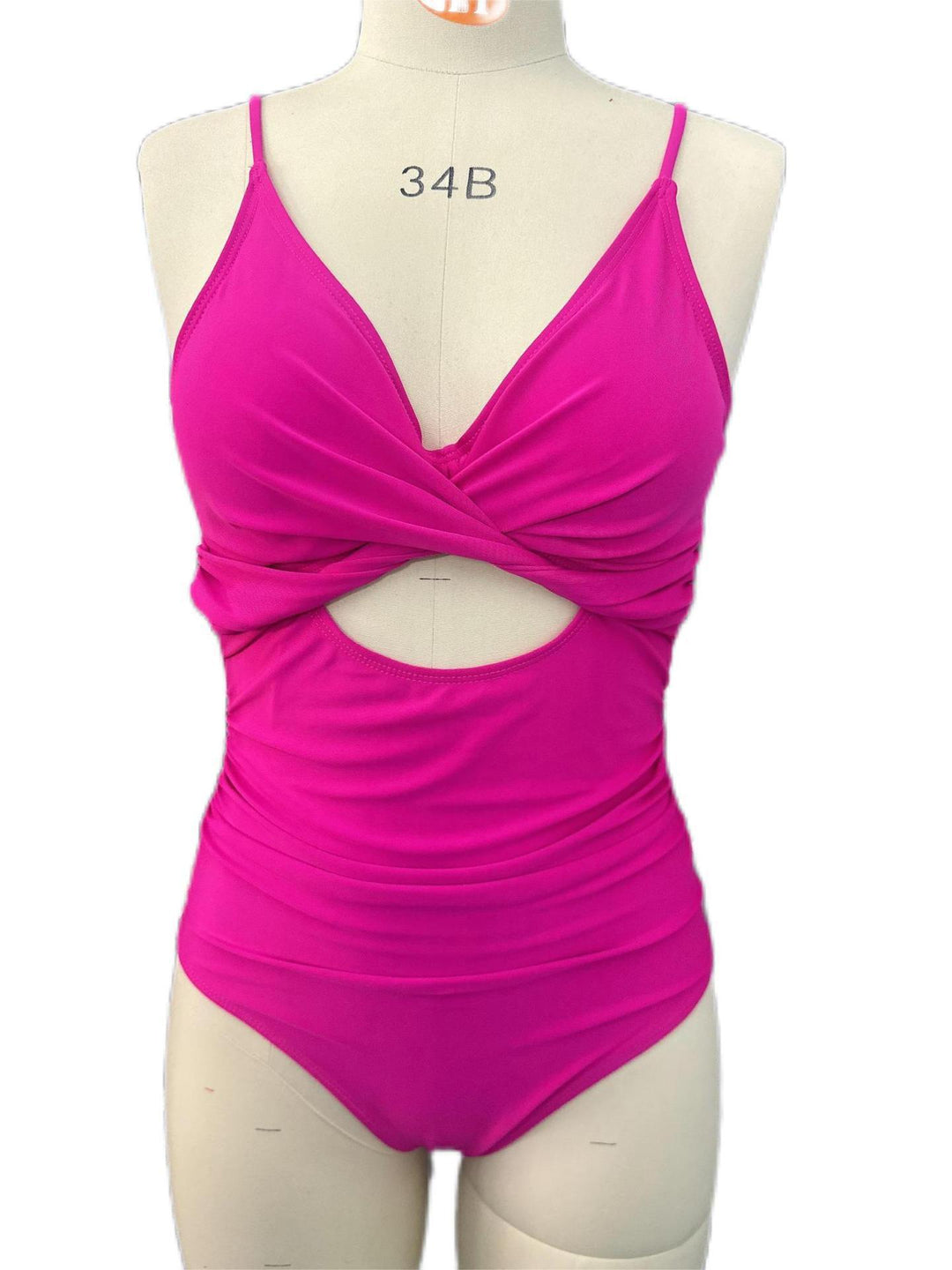 Damen Eleganter Einteiler-Badeanzug mit modischem Cut-Out EB