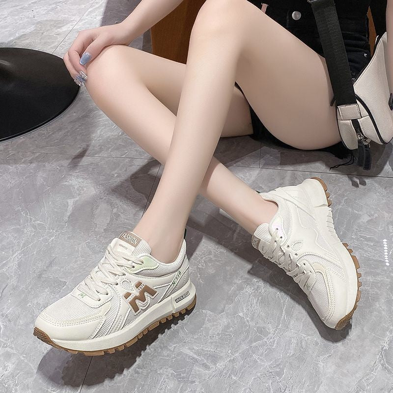 Damen Sportliche Lauf-Sneaker mit atmungsaktivem Mesh-Obermaterial und gepolsterter Sohle EB